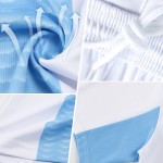 Maglia da calcio personalizzata con sublimazione Brown White Lightning