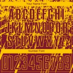 Maglia da calcio personalizzata Crimson Yellow Sublimation